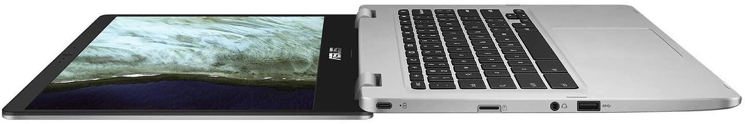 ASUS Chromebook C423NABV0044 Ordinateur Portable 14'' HD (Pentium N4200, RAM 8Go, 64Go EMMC, Chrome OS) Clavier AZERTY Français