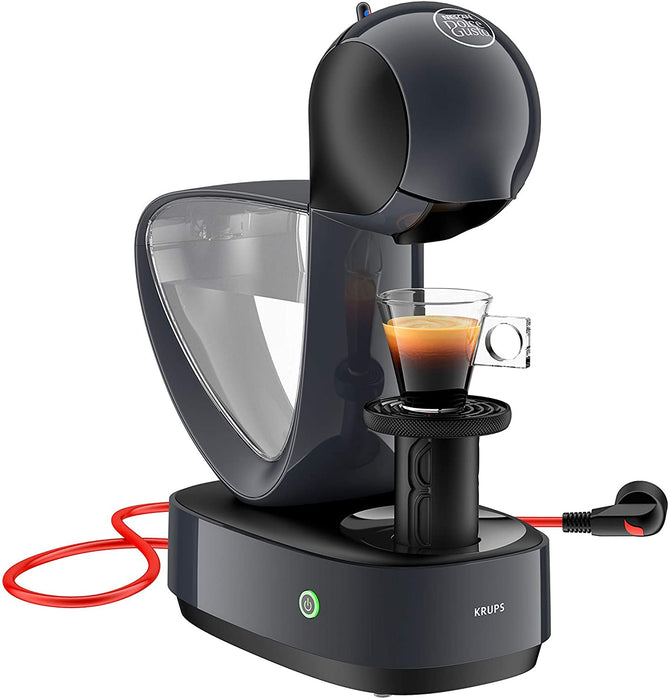 Krups Nescafé Dolce Gusto Infinissima KP173B Machine à café à capsule (pour boissons chaudes et froides, pression de pompe 15 bar, dosage manuel, réservoir d'eau 1,2 l, arrêt automatique) Cosmic Grey