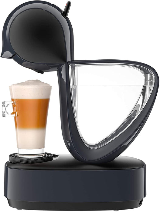 Krups Nescafé Dolce Gusto Infinissima KP173B Machine à café à capsule (pour boissons chaudes et froides, pression de pompe 15 bar, dosage manuel, réservoir d'eau 1,2 l, arrêt automatique) Cosmic Grey