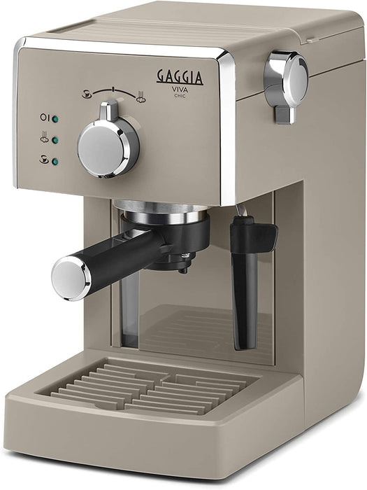 Gaggia Viva Chic Cappuccino Machine à café expresso Manuel, pour moudre et dosettes RI8433/14