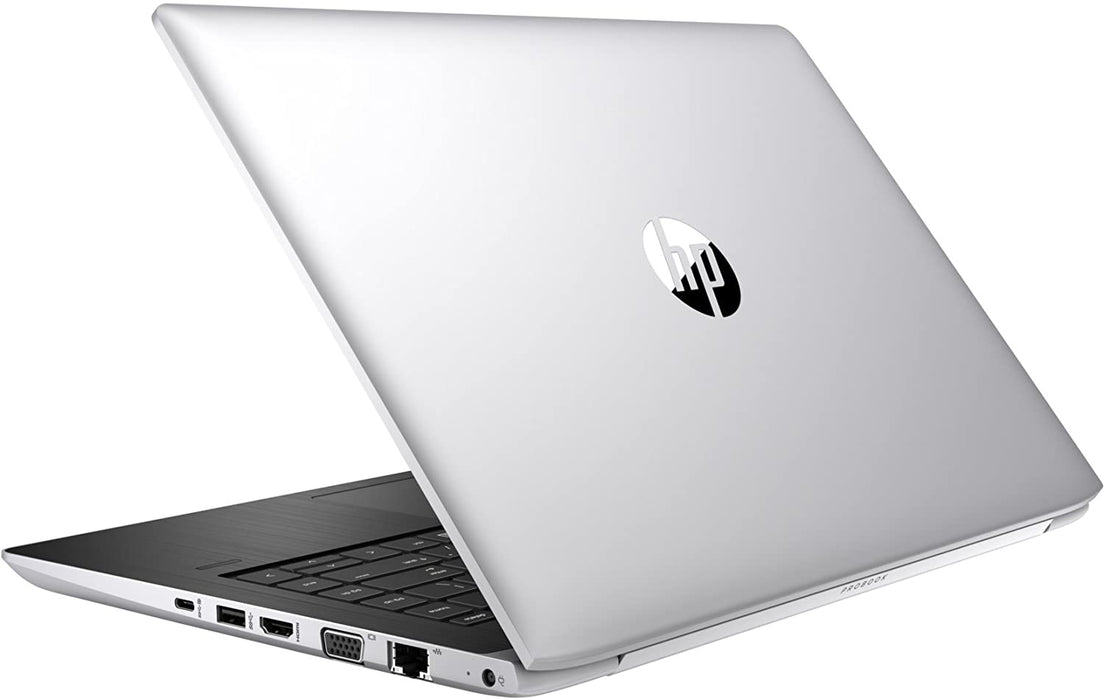 HP ProBook 440 G5 14" I5-8250U, SSD van 128 Gb, 8 Gb, Win 10 Pro, zwart / zilver